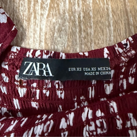 Zara The Rose Off The Shoulder Floral Smocked Dress Women’s XS Boho Western - Picture 4 of 8